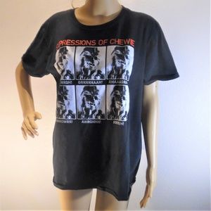Expressions of Chewie Star Wars T-Shirt Large